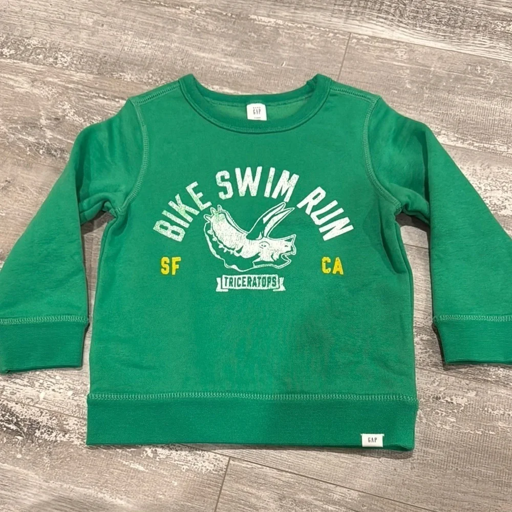 GAP Green Graphic Sweatshirt